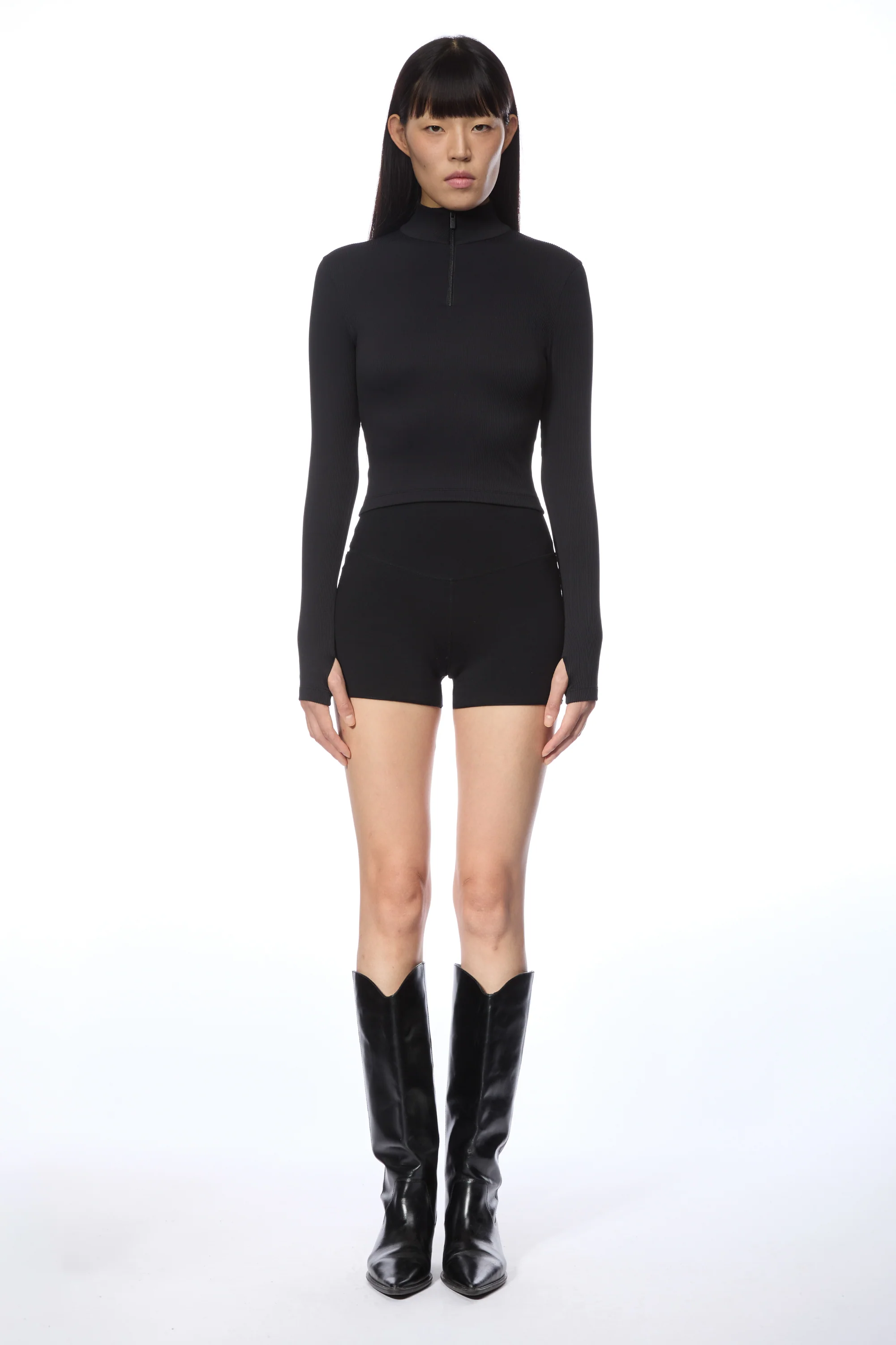 W HALF-ZIP LONGSLEEVE - Image 3